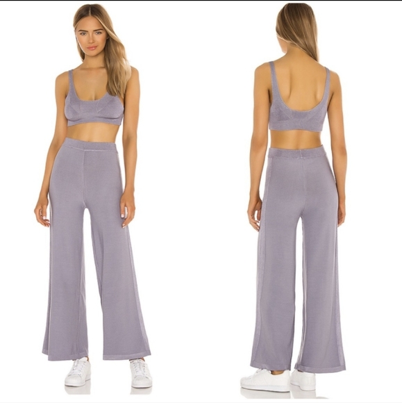 Free People Pants - New Free People Show Off Set Gray Top & Bottom Size Small NWT